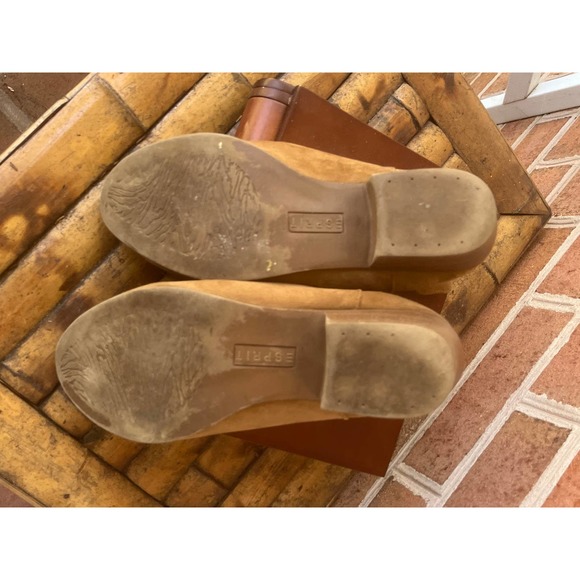 2 Pair Women's Ankle Boots Booties Suede 10 Taupe Tan - Picture 7 of 11